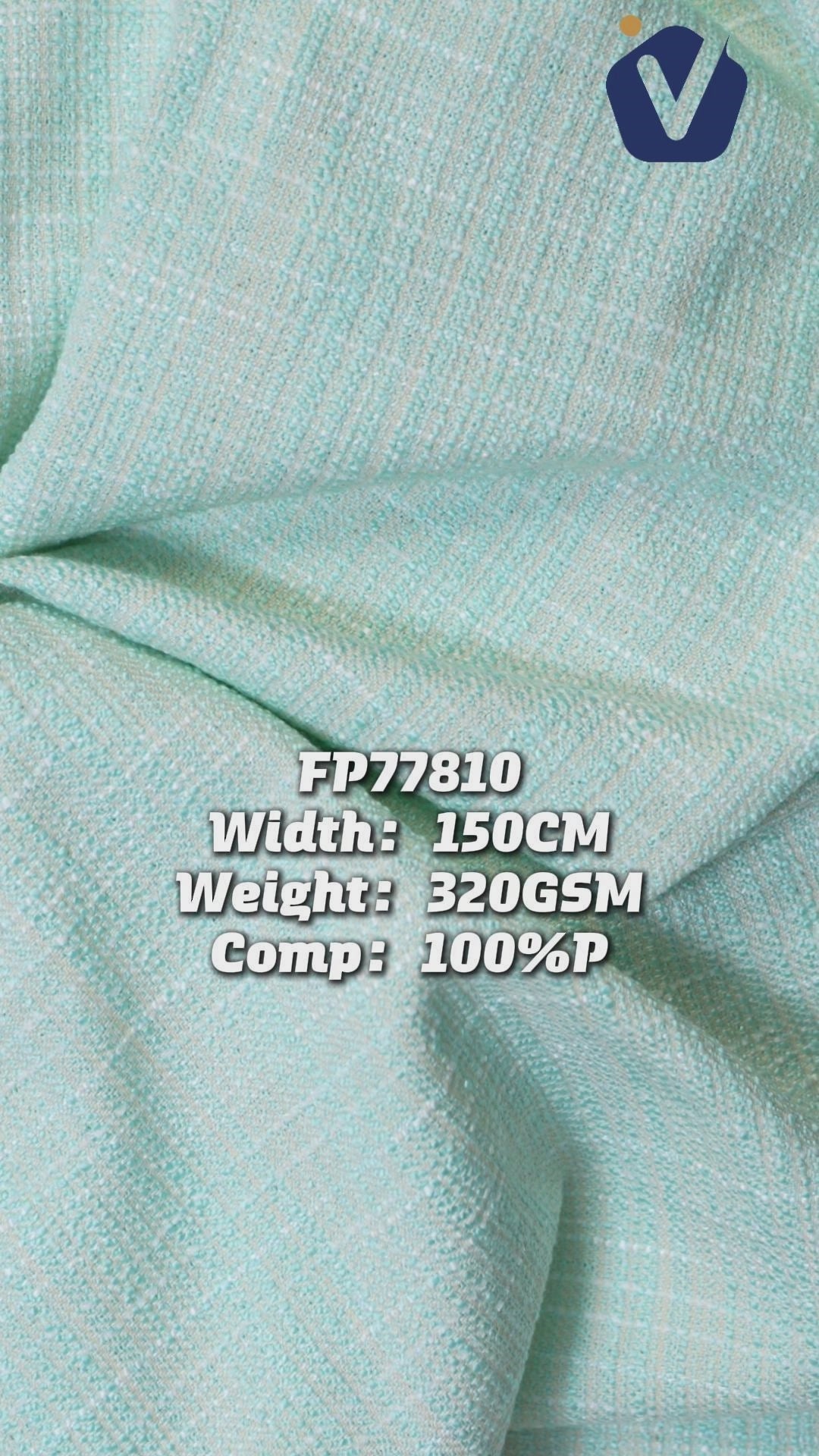 FP77810 / 1960 / Chanel-style Tweed fabric video