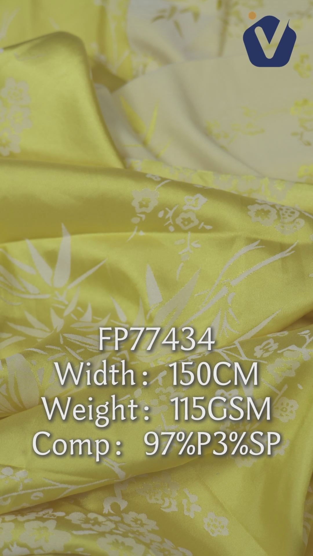 FP77434 / JD199 / Satin Jacquard fabric video