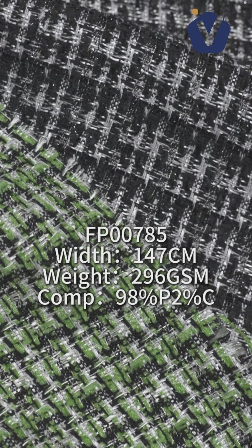 FP00785 / 1931 / Chanel-style Tweed fabric video