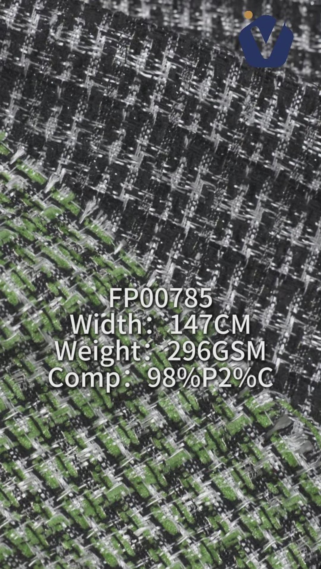 FP00785 / 1931 / Chanel-style Tweed fabric video