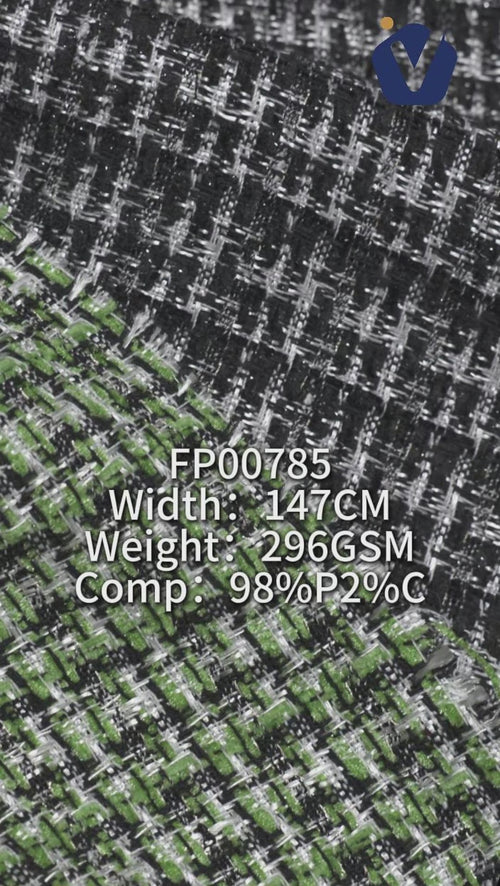 FP00785 / 1931 / Chanel-style Tweed fabric video