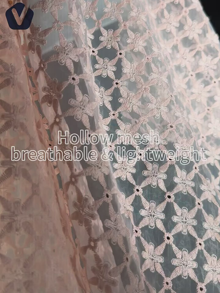 FP78128 / L003 / Embroidery Fabric fabric video