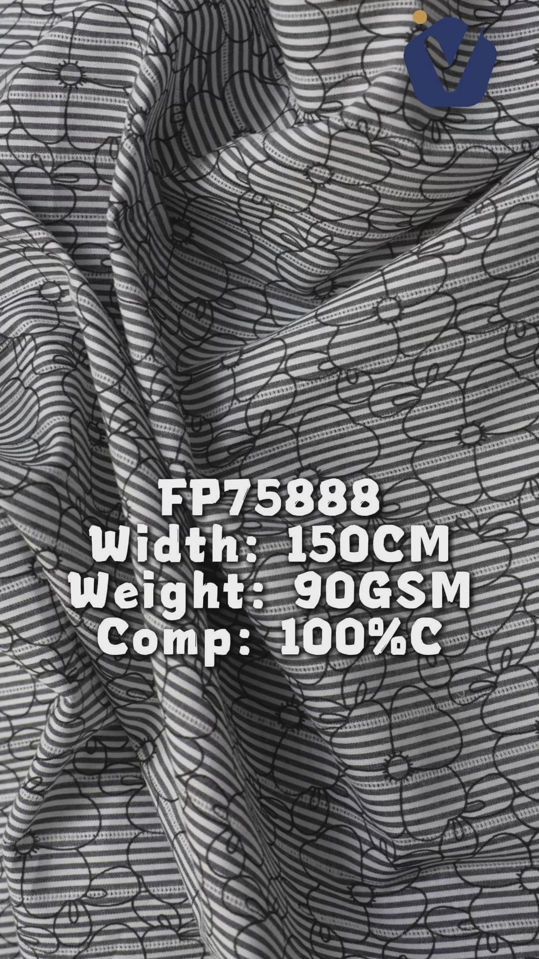 FP75888 / A690-1 / Processed Womenswear Fabric fabric video
