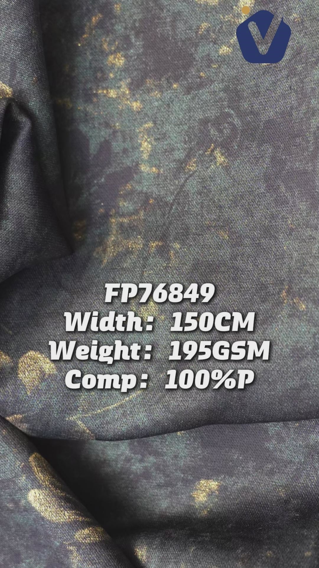 FP76849 / A505-5 / Processed Womenswear Fabric fabric video