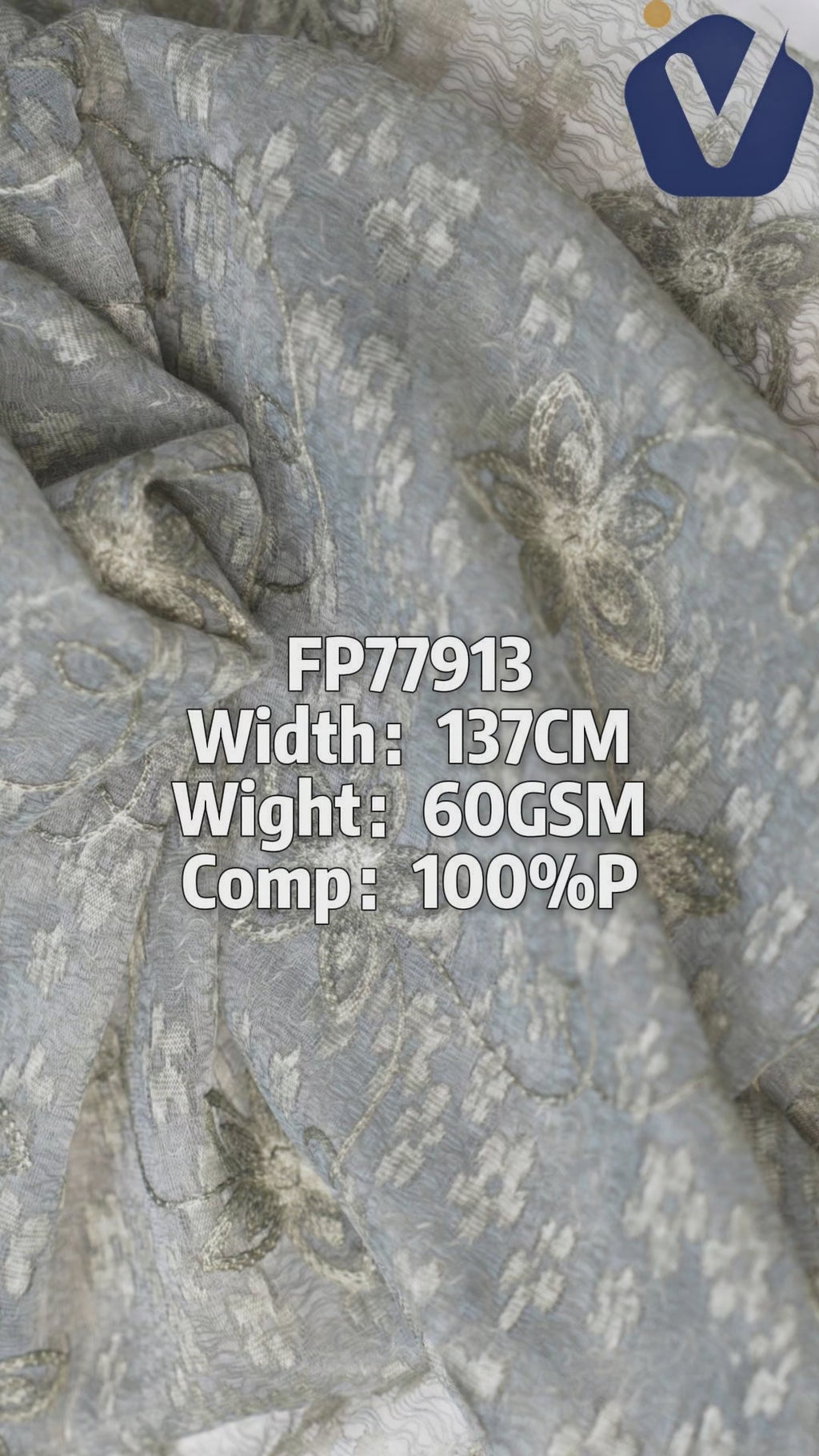 FP77913 / A699-4 / Processed Womenswear Fabric fabric video