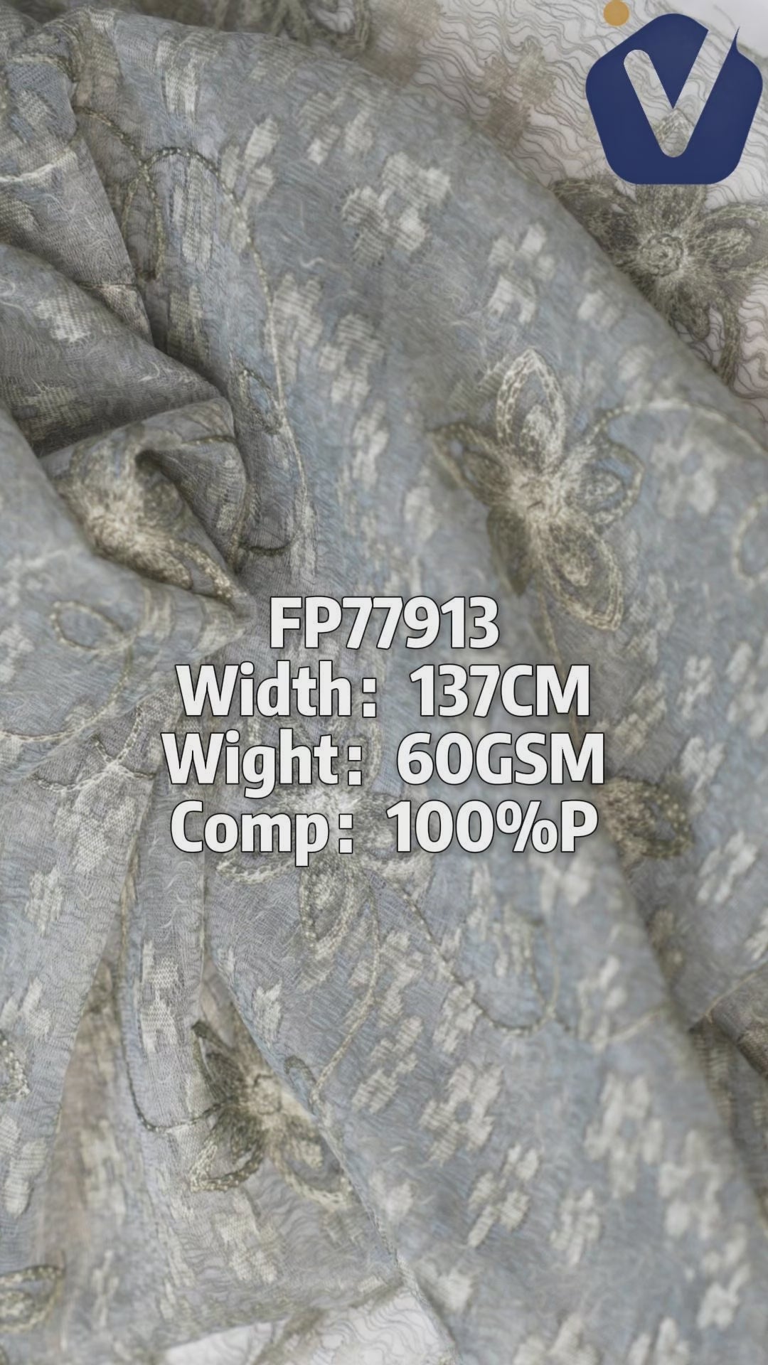 FP77913 / A699-4 / Processed Womenswear Fabric fabric video