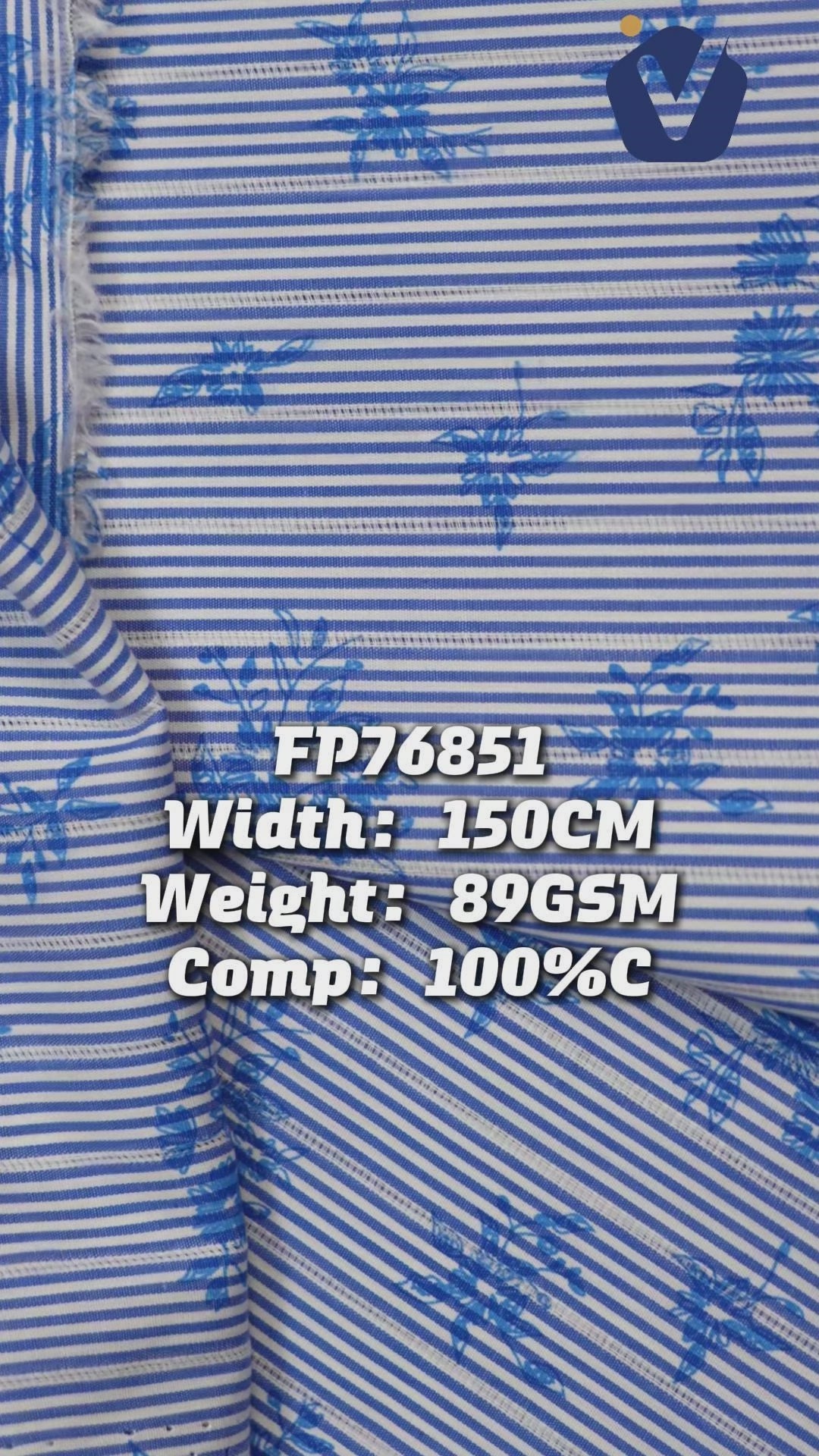 FP76851 / A690-2 / Processed Womenswear Fabric fabric video